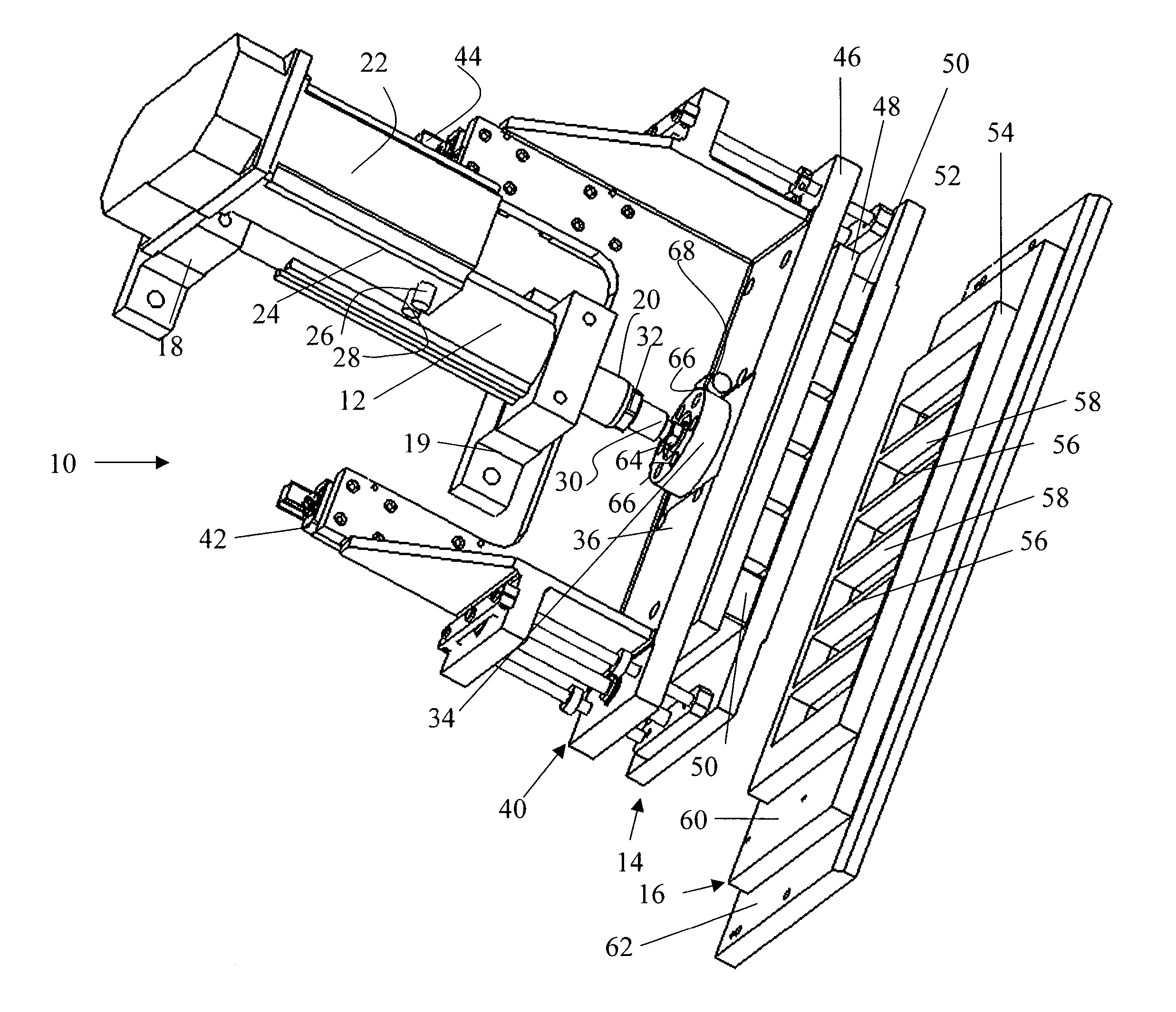 Load cell deflasher assembly and method