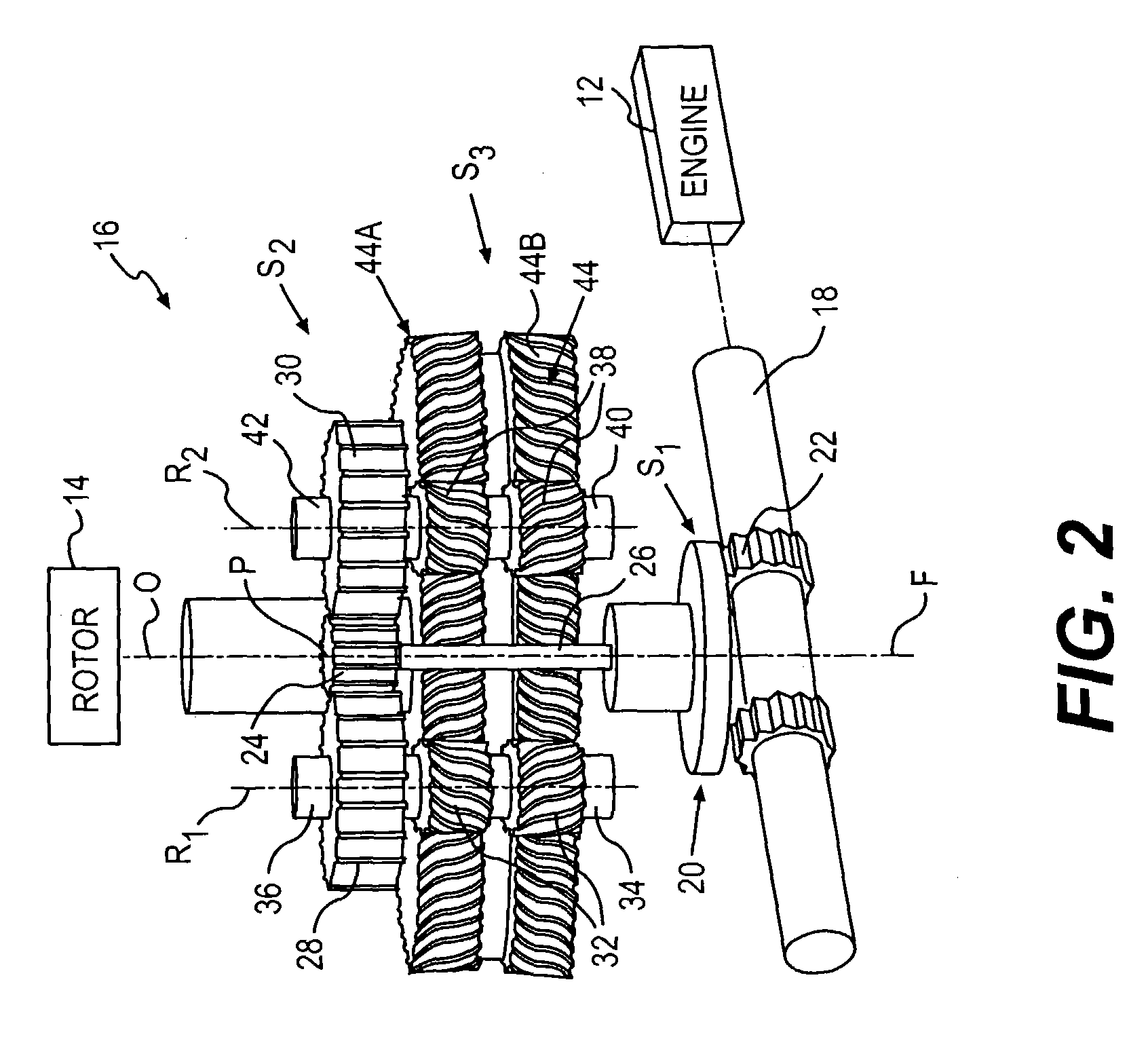 Split-torque gear box