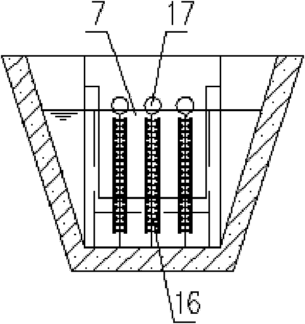 Water treatment method and device based on photoautotroph film