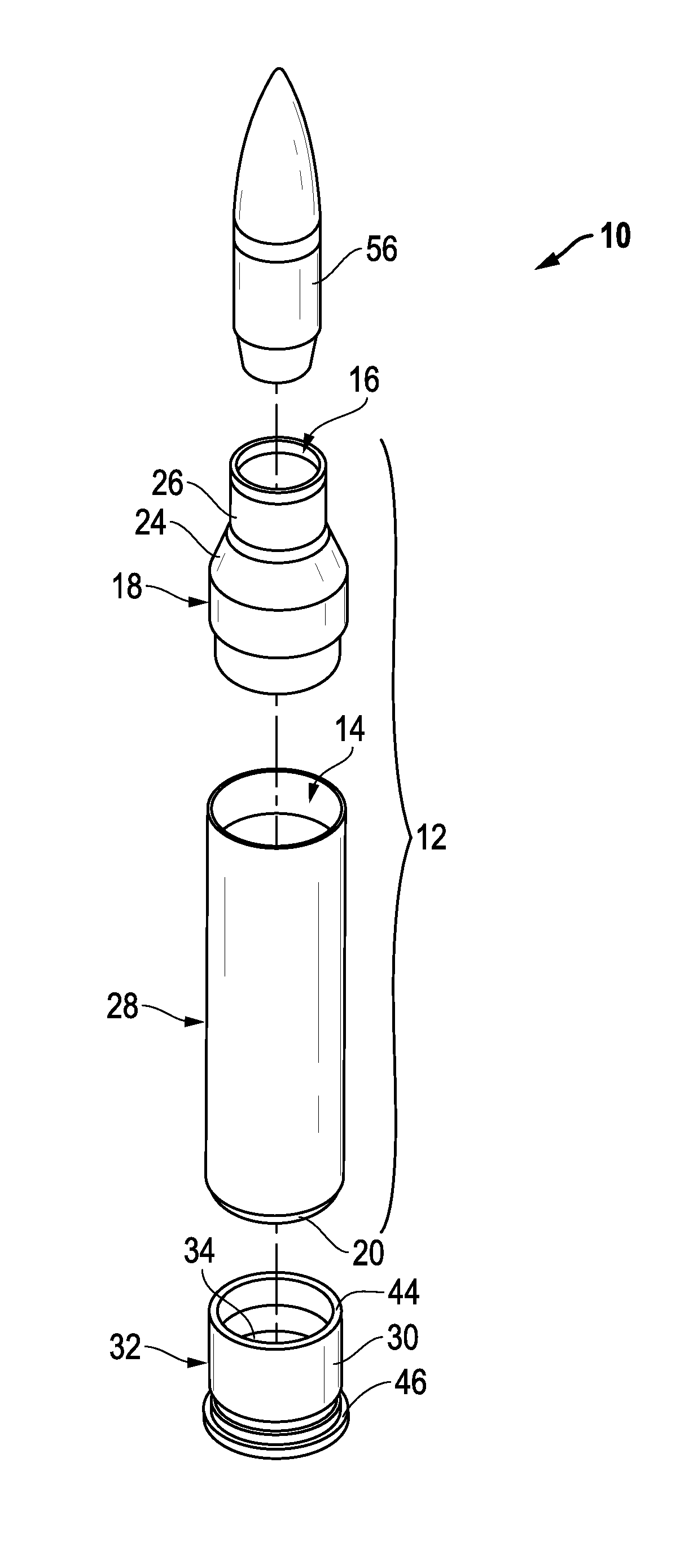 Method of making polymeric subsonic ammunition