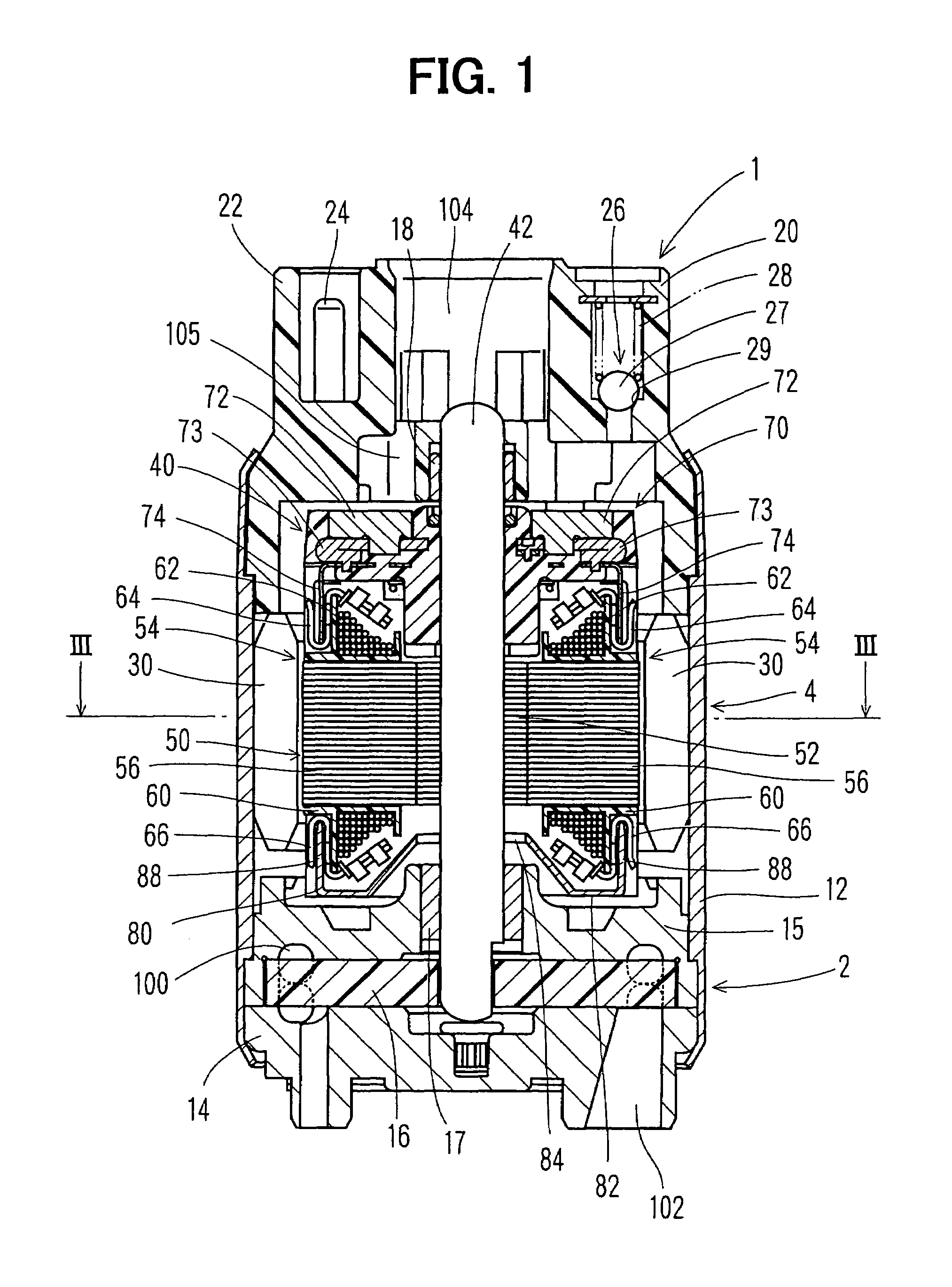 Electrical motor and fluid pump using the same