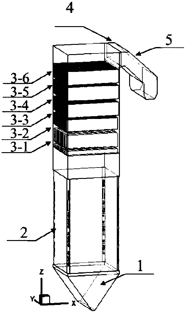 A tower boiler outlet diversion method, mechanism and boiler