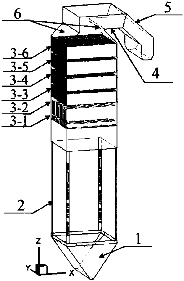 A tower boiler outlet diversion method, mechanism and boiler