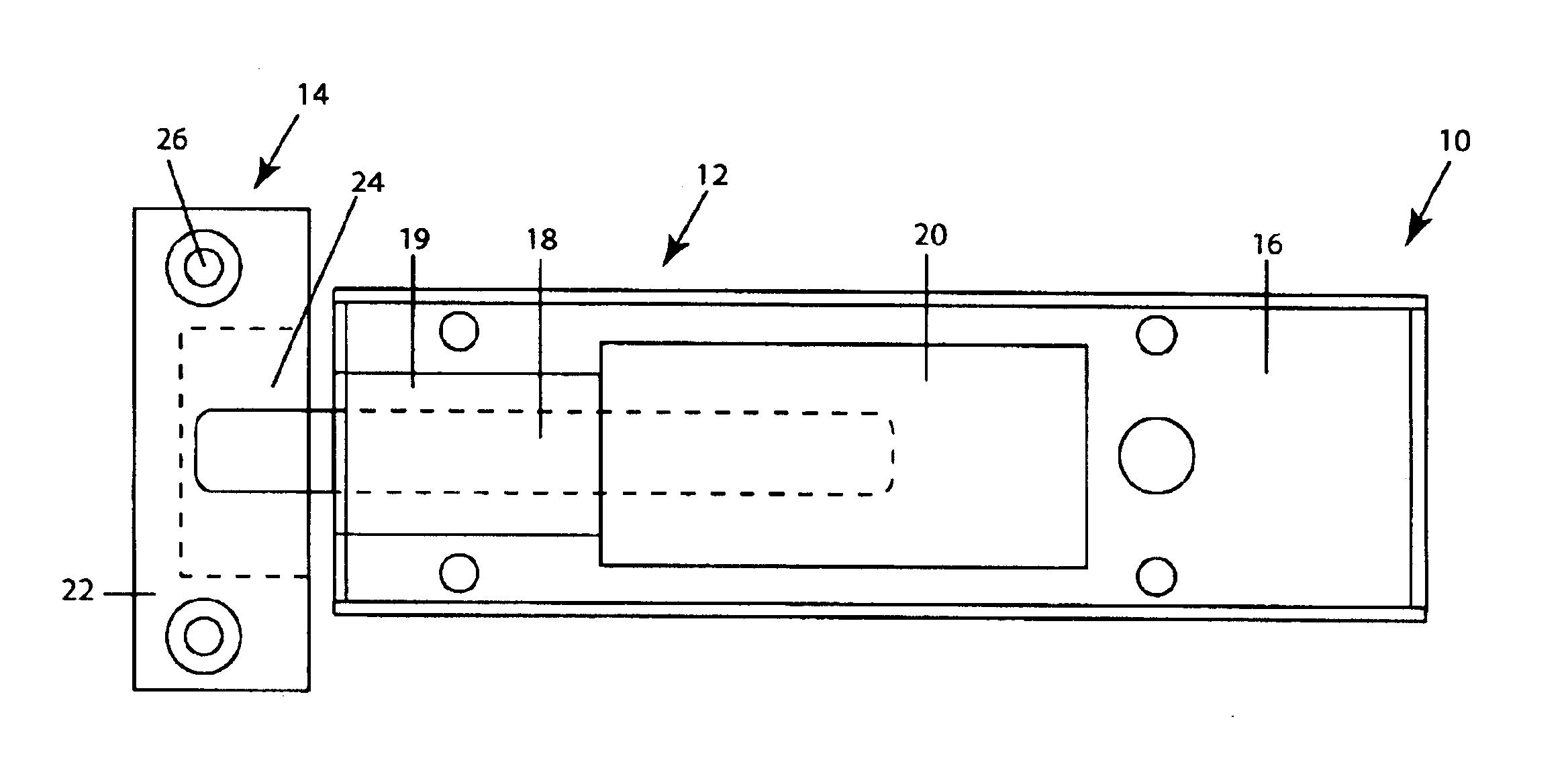 Door lock assembly and locking system for hinged double-acting impact-traffic doors
