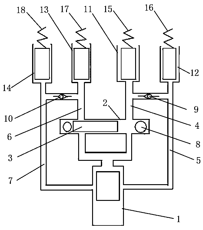 A reciprocating sequence valve and its sequence driving method