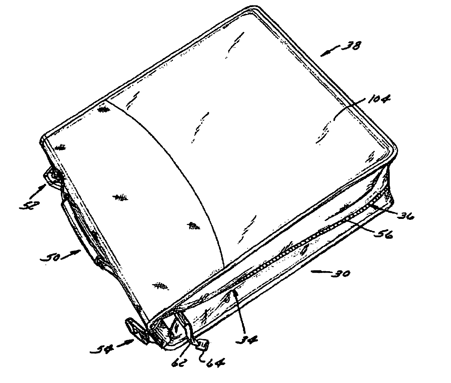 Binder with Binder Ring and Hold Down Pages