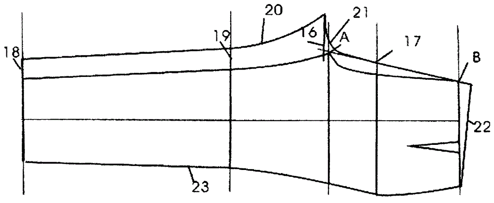 A kind of pants pattern cutting method