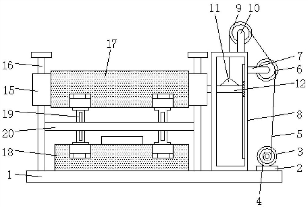 Screw-thread steel rolling mill device