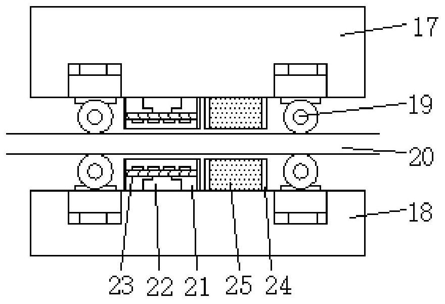 Screw-thread steel rolling mill device