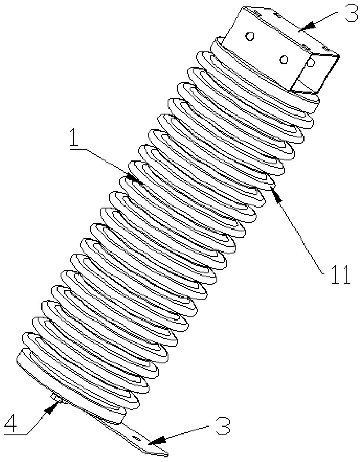 Winding starting resistor