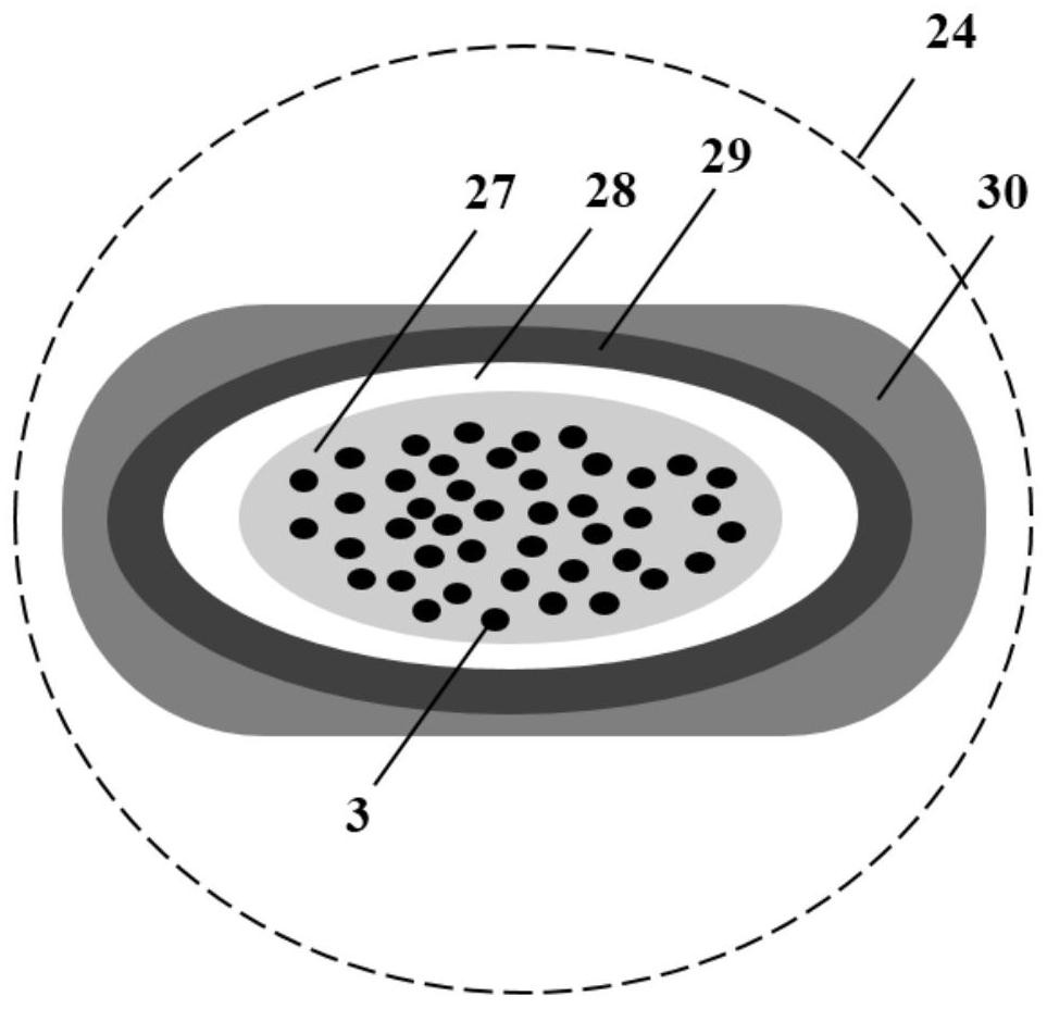 An all-solid continuous fiber lithium-ion battery structure and its 3D printing forming method