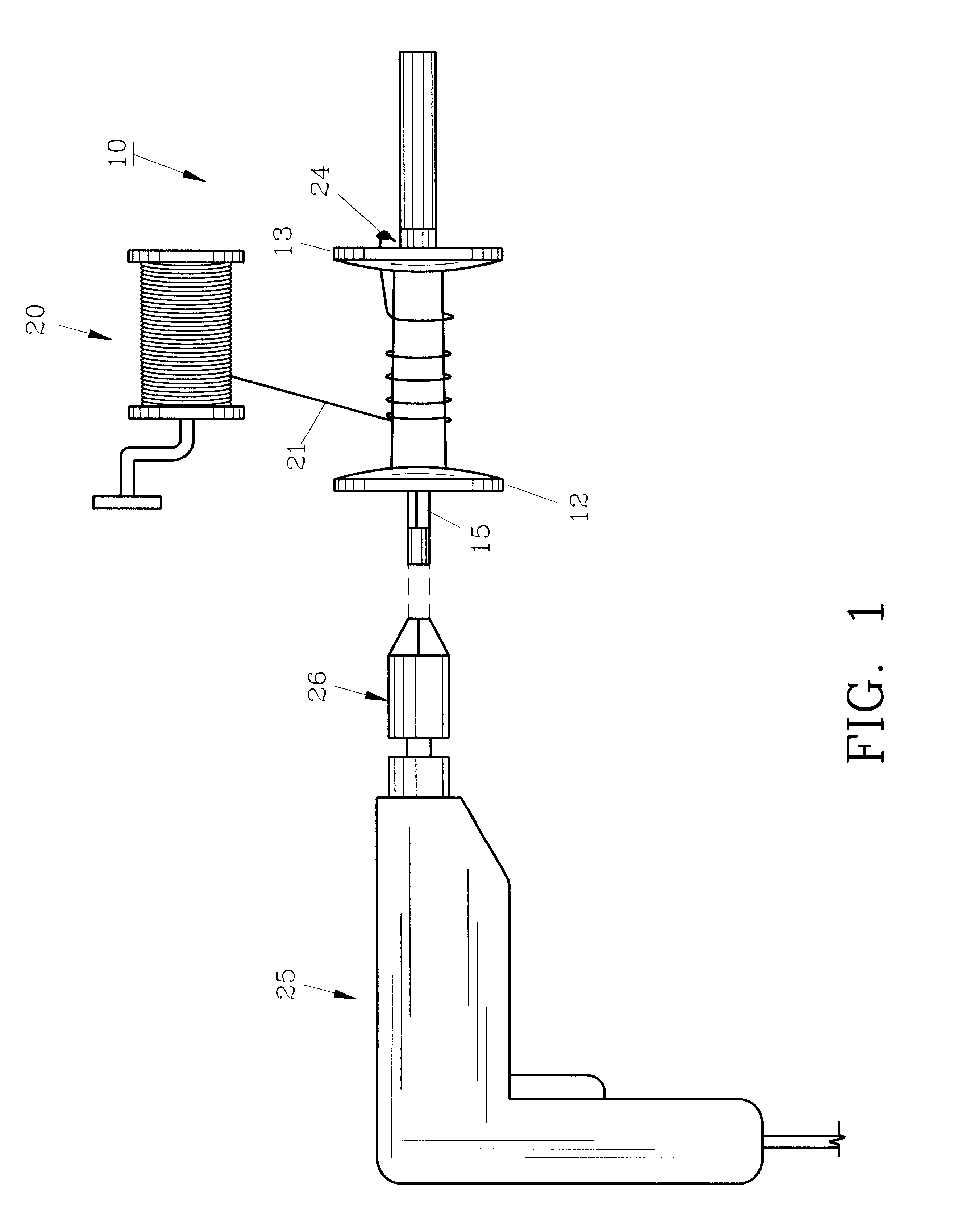 Line removal device and method