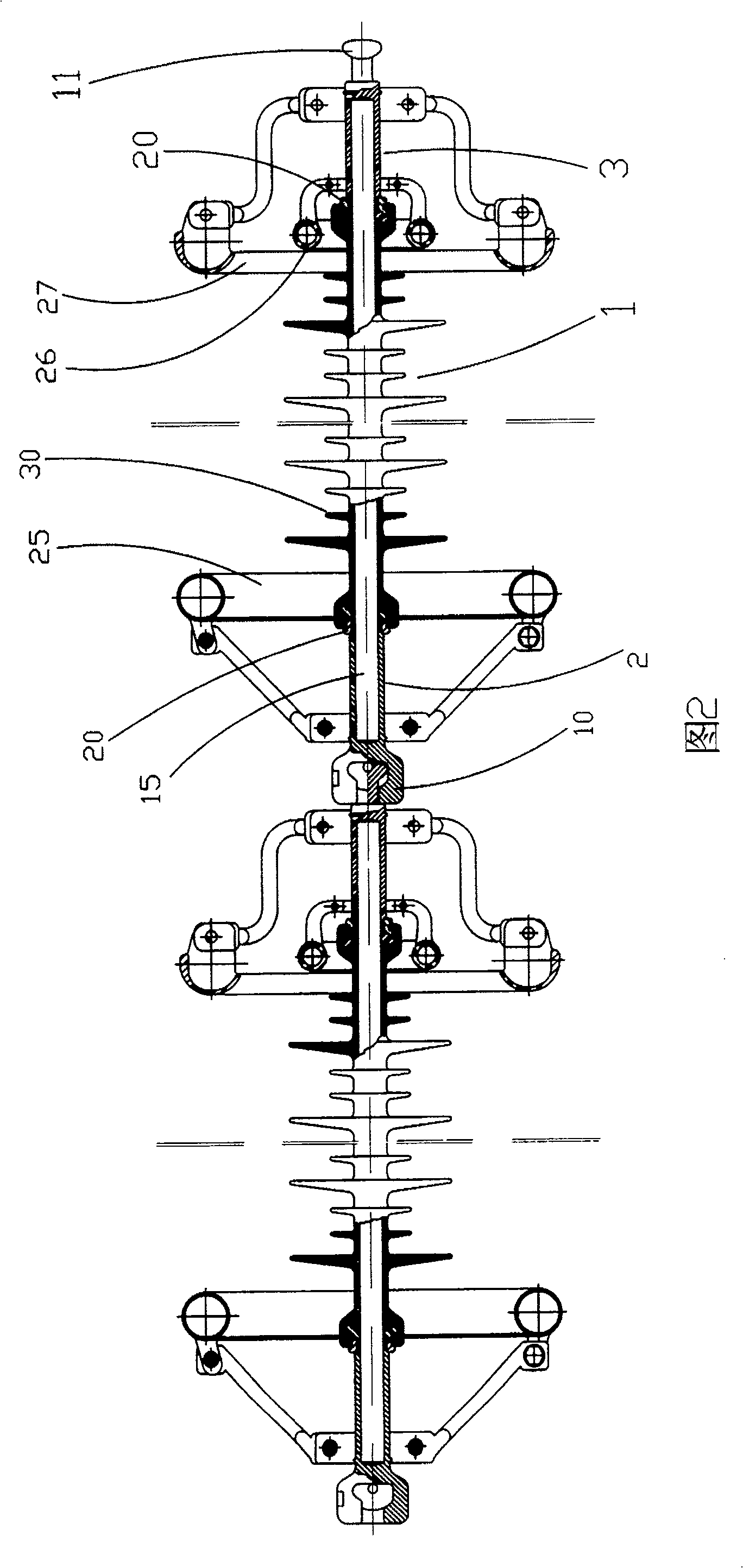 í‚800kV ultra-high voltage DC synthesized insulator