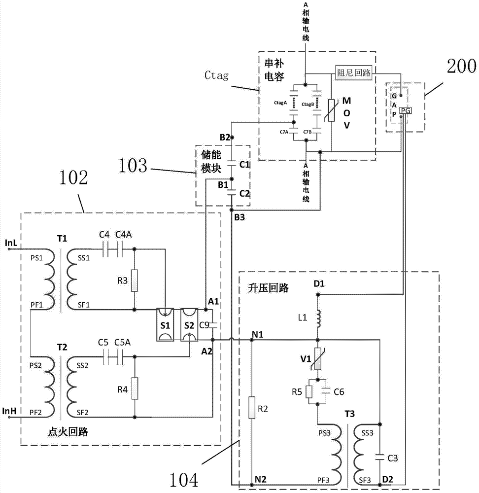 A Plasma Series Compensation Gap System