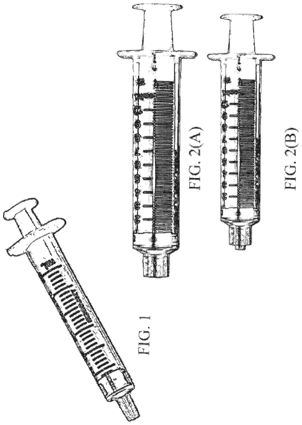 Push-pull medication container adapter cap for enteral syringe filling systems