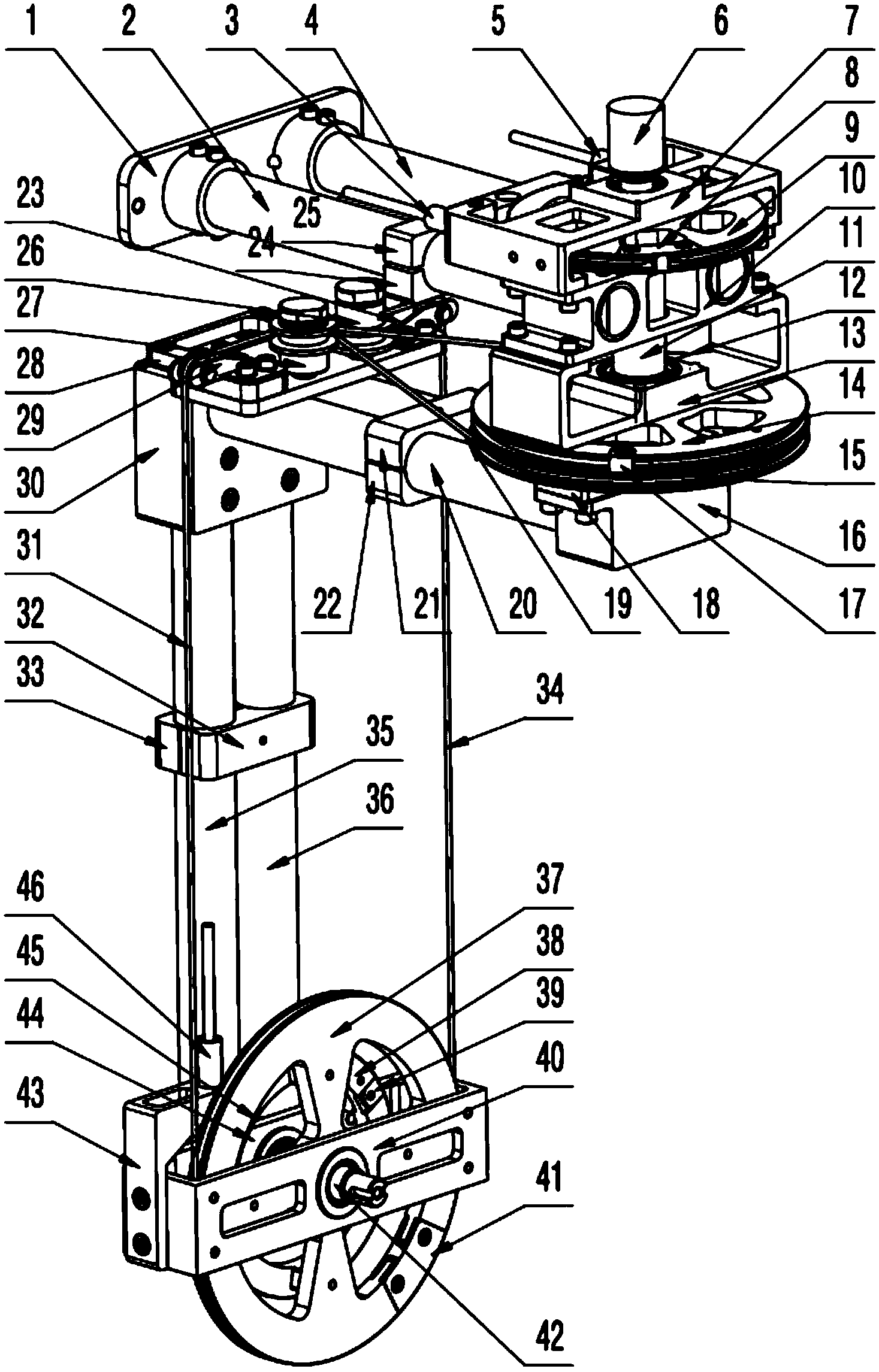 Coupled motion mechanism and shoulder joint rehabilitation training device with same