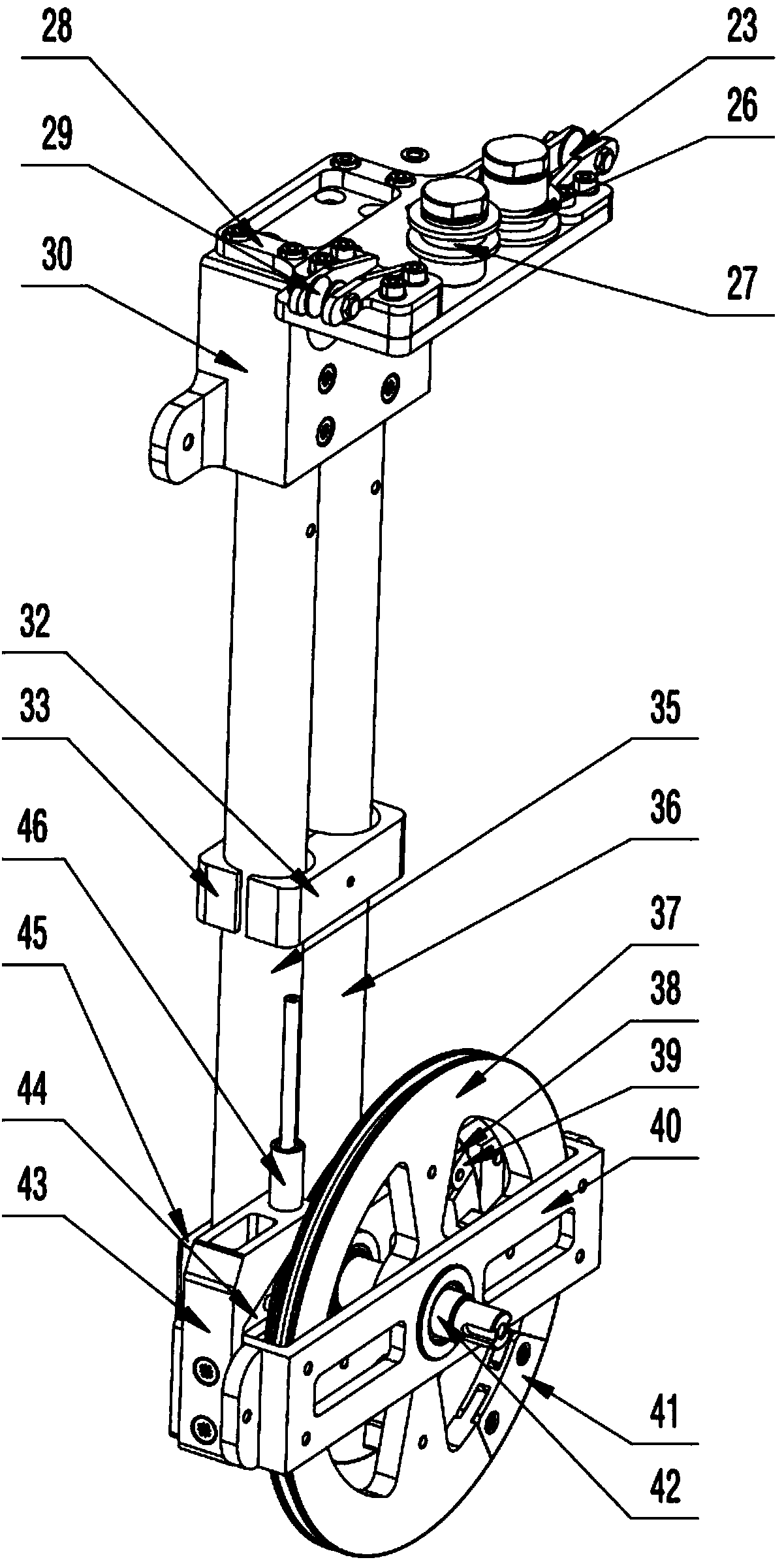 Coupled motion mechanism and shoulder joint rehabilitation training device with same