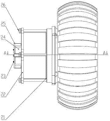 Driving mechanism of retarding motor