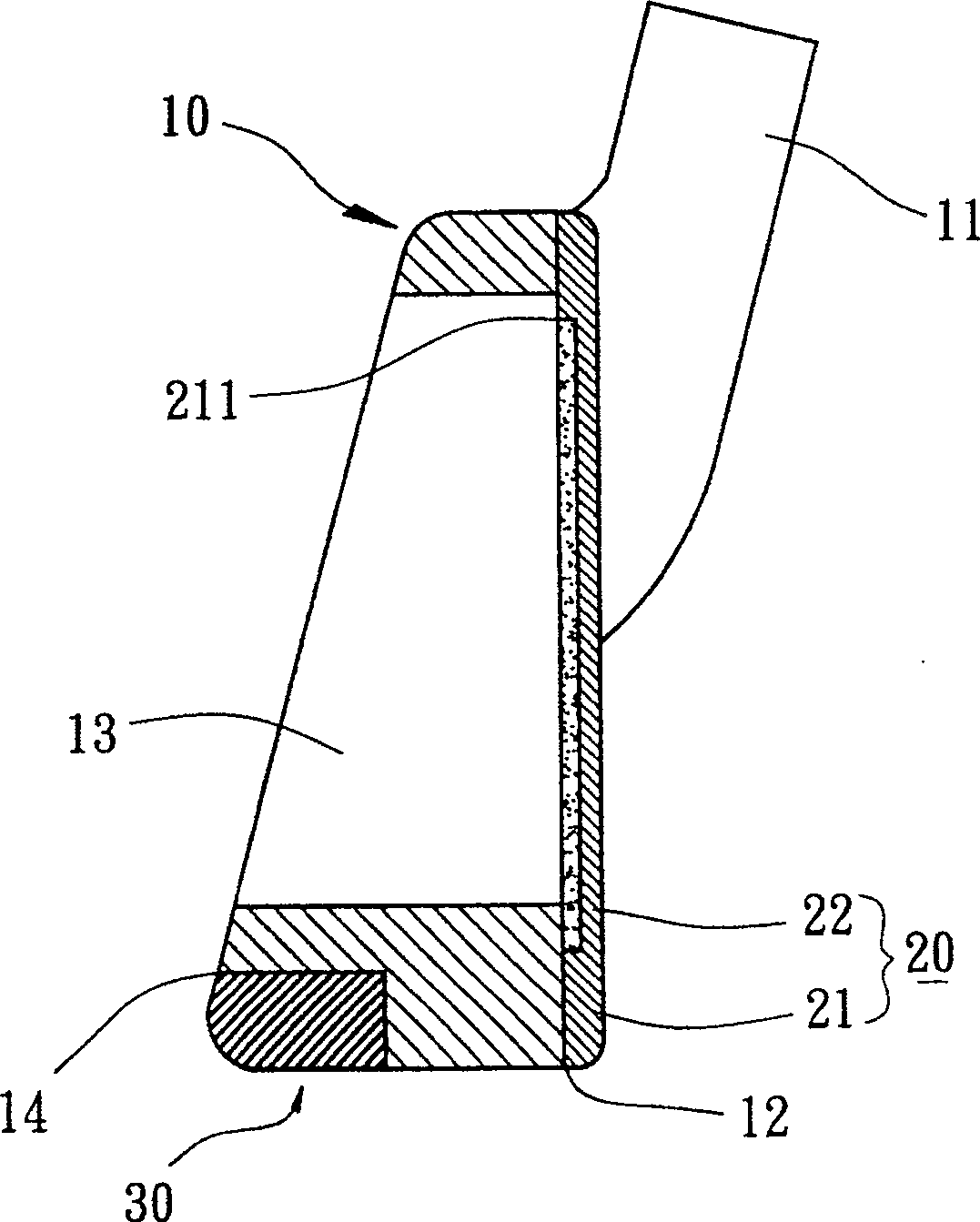 Low-gravity golf head structure