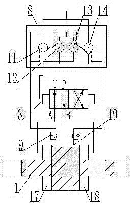Reciprocating type pressurizer reversing device and application thereof