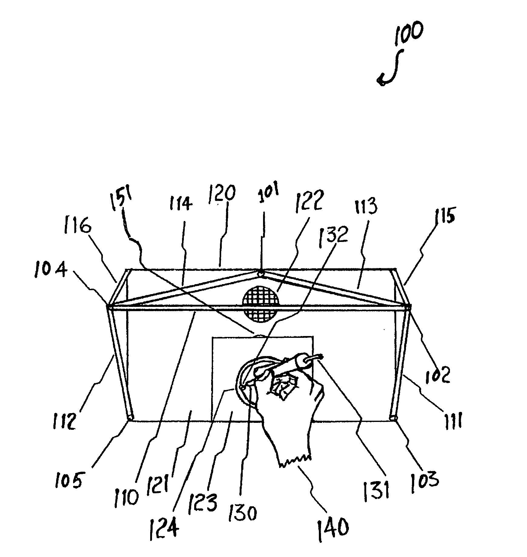 Interactive spatial chirography device