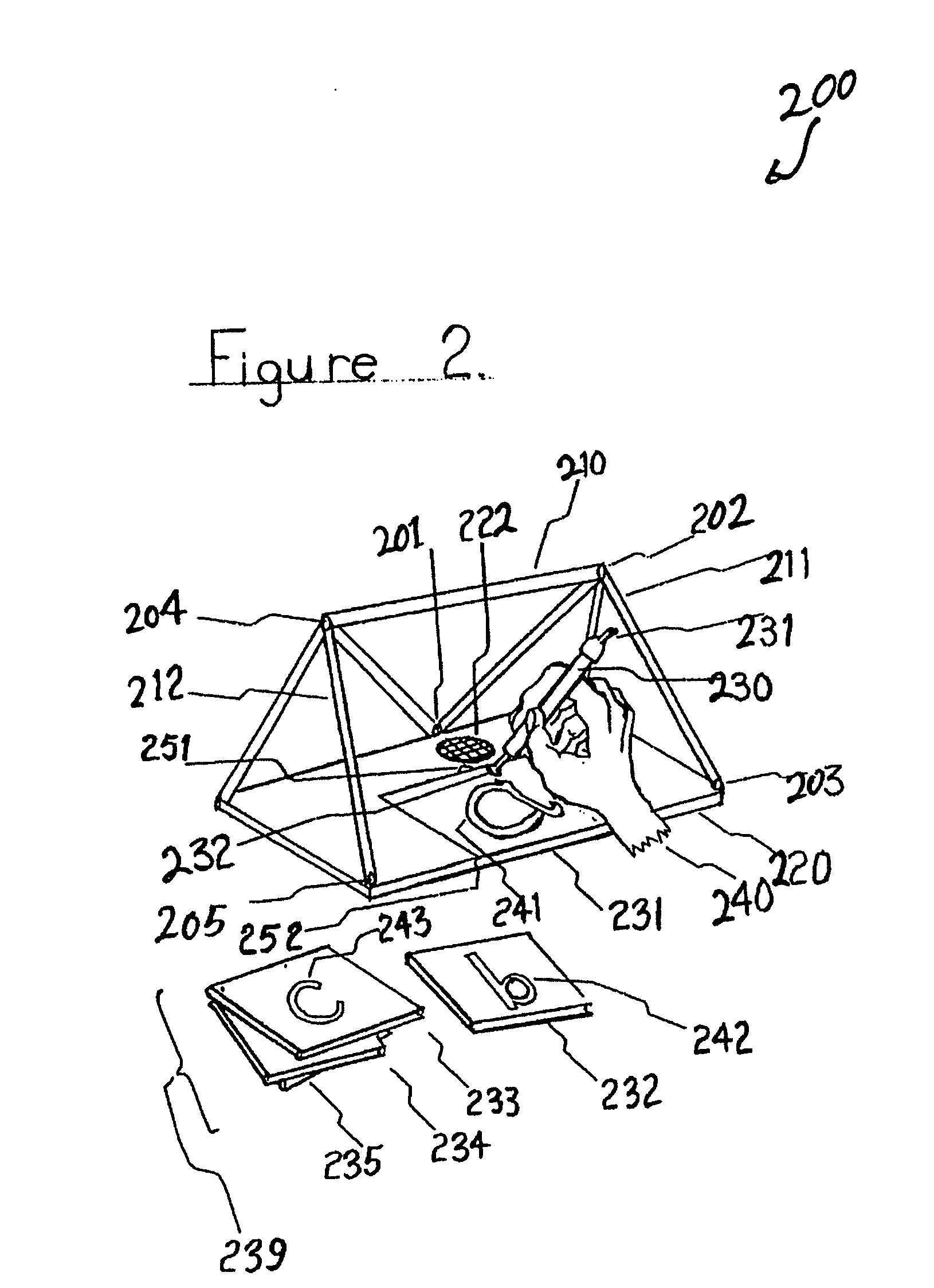 Interactive spatial chirography device