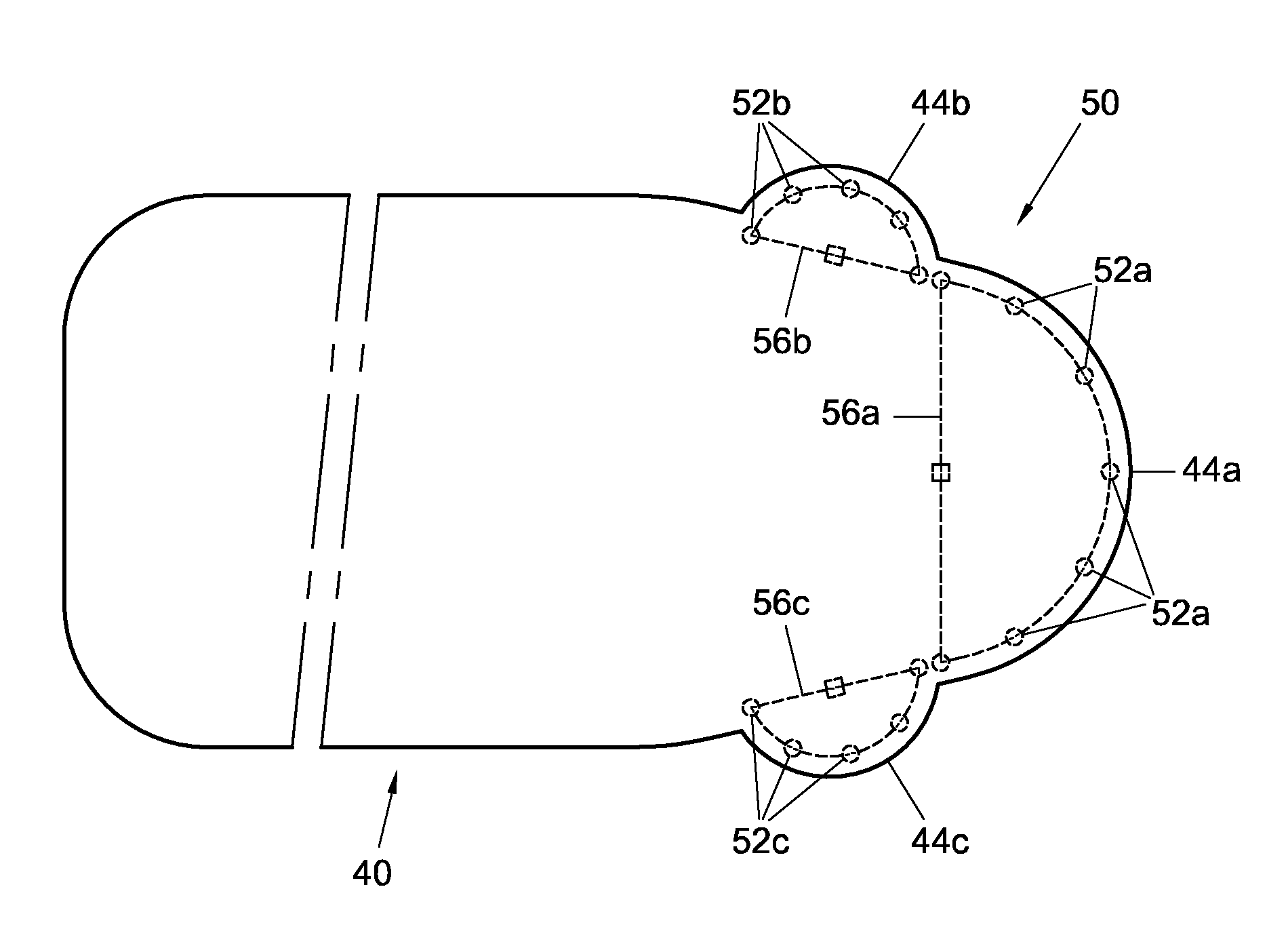 Ironing board assembly with configurable ironing surface and ironing board cover therefor