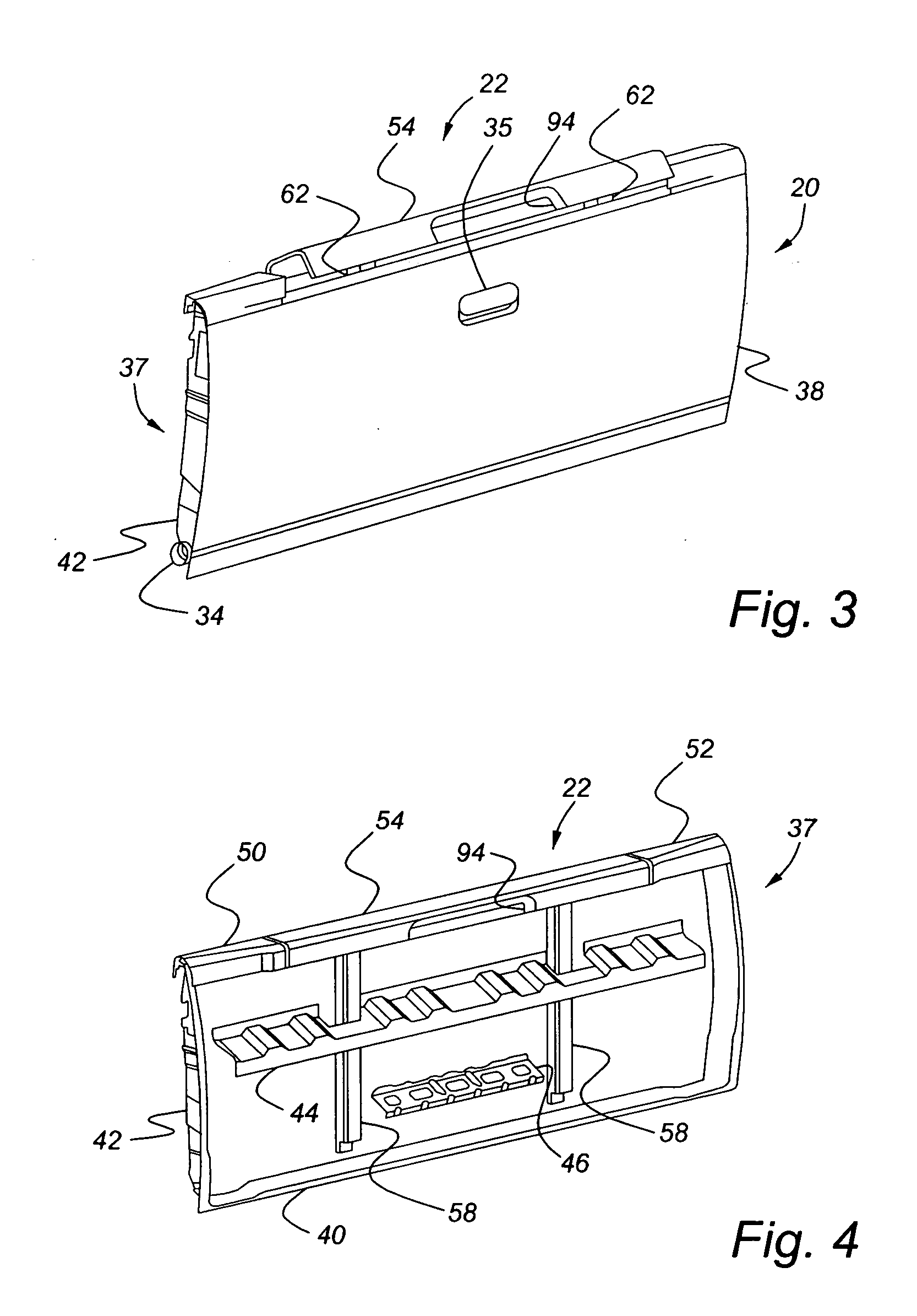 Vehicle tailgate with supplemental tailgate having latching mechanism
