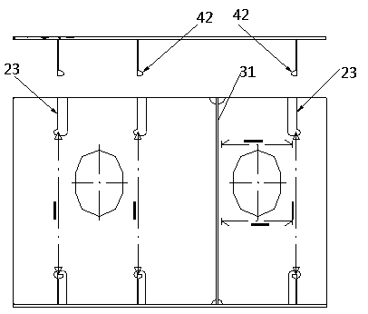 Ship square box segment structure and assembling method thereof