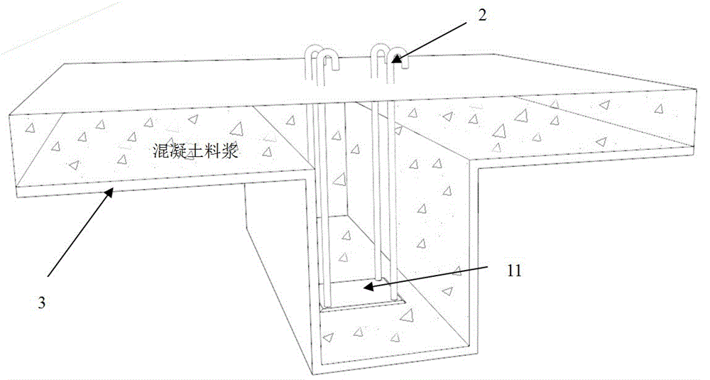 A construction method for reserving structural column holes on beam slabs