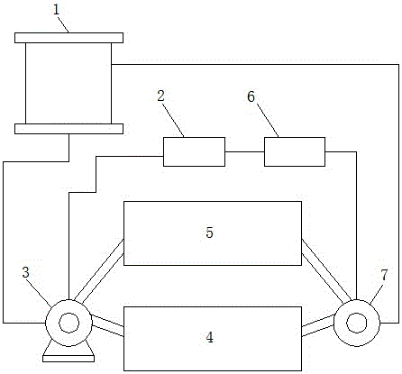 Automatic energy storage system of nighttime electrical power system