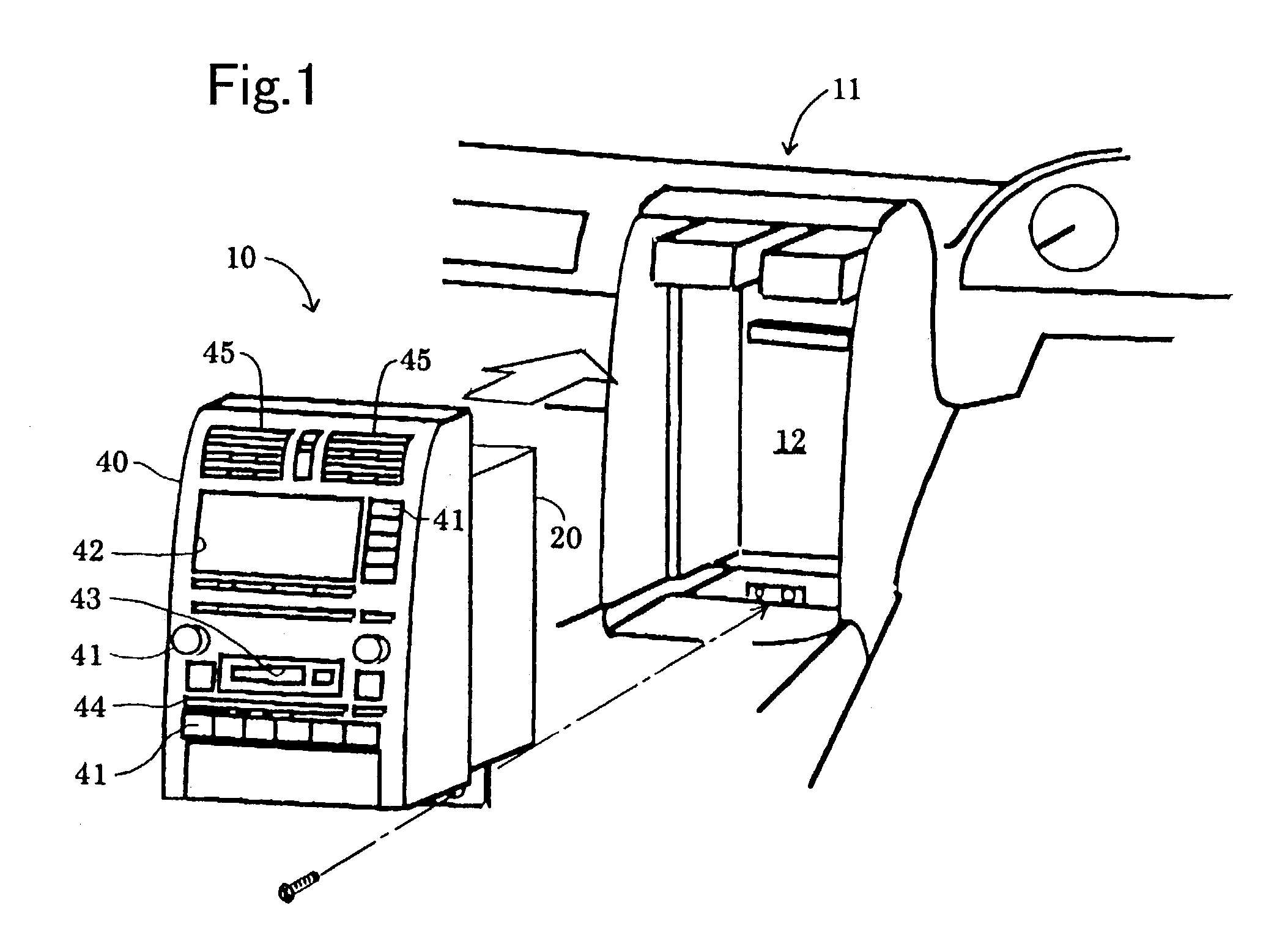 Electronic equipment system for vehicle