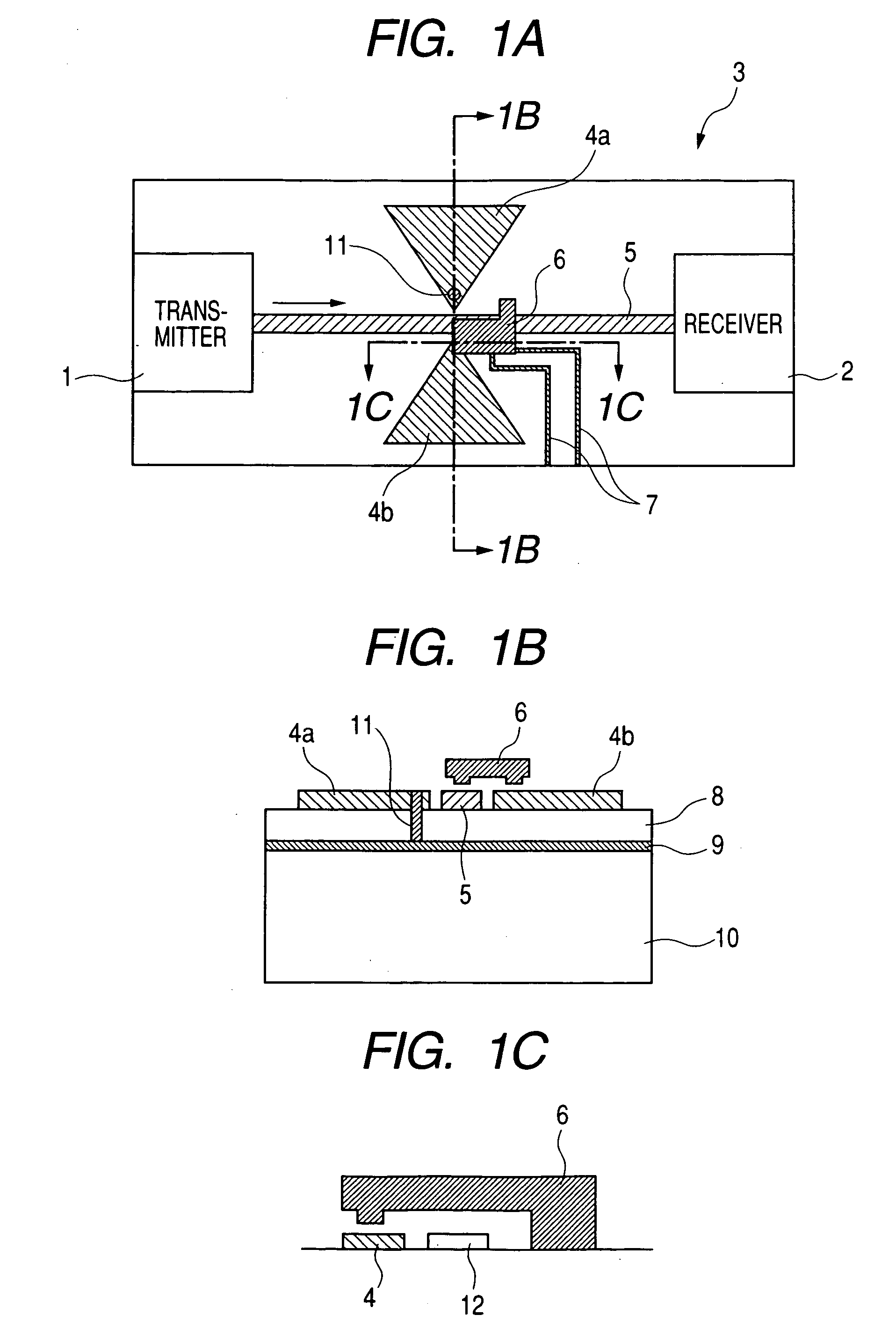 High frequency electrical signal control device and sensing system