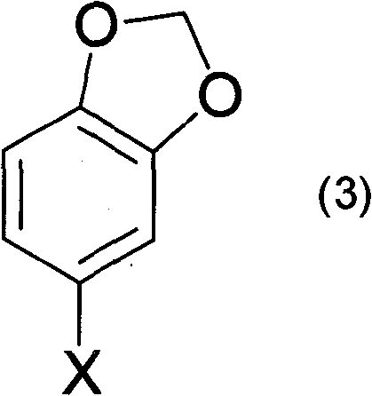 Preparation method of 4-halogenated catechol compound