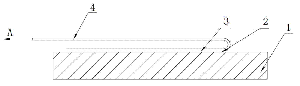 Method for measuring adhesive force of lithium ion battery pole piece coating