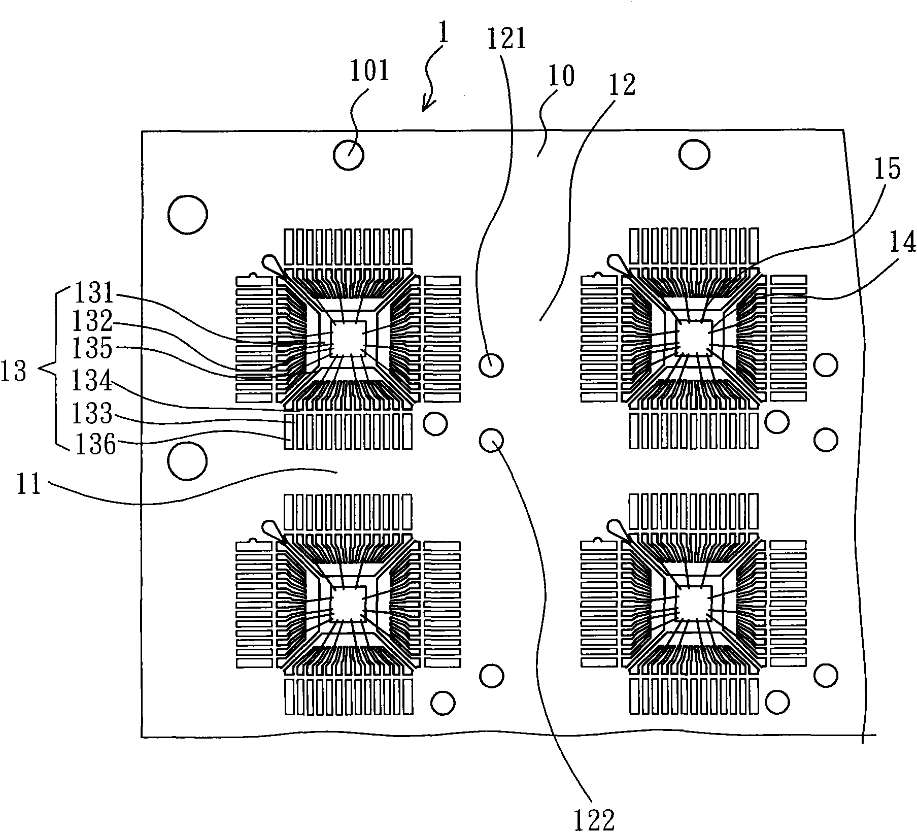 Method and structure for molding leadframe strip