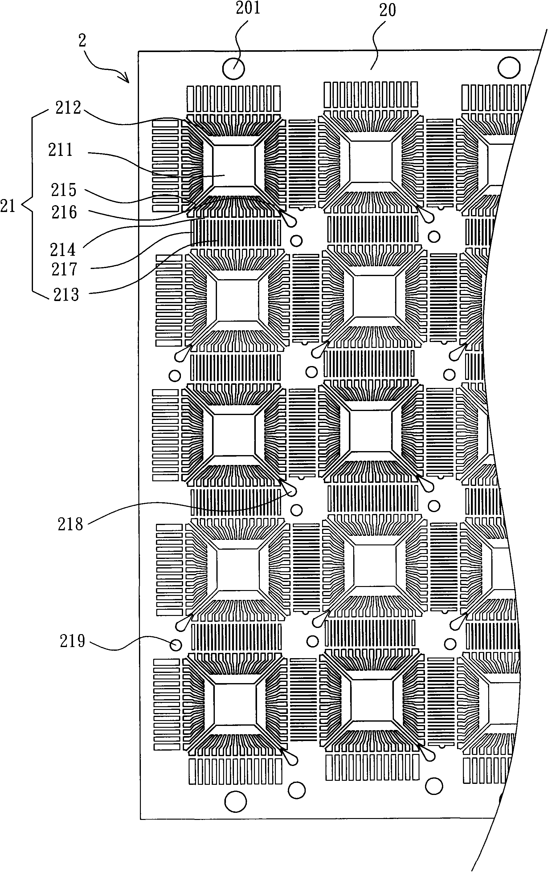 Method and structure for molding leadframe strip