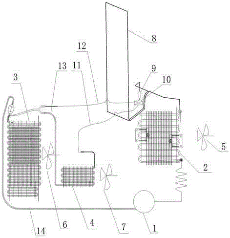 A control method for an air-cooled refrigerator