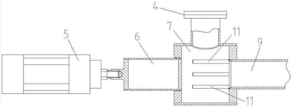 Turbofan engine inlet part birdshot impacting device