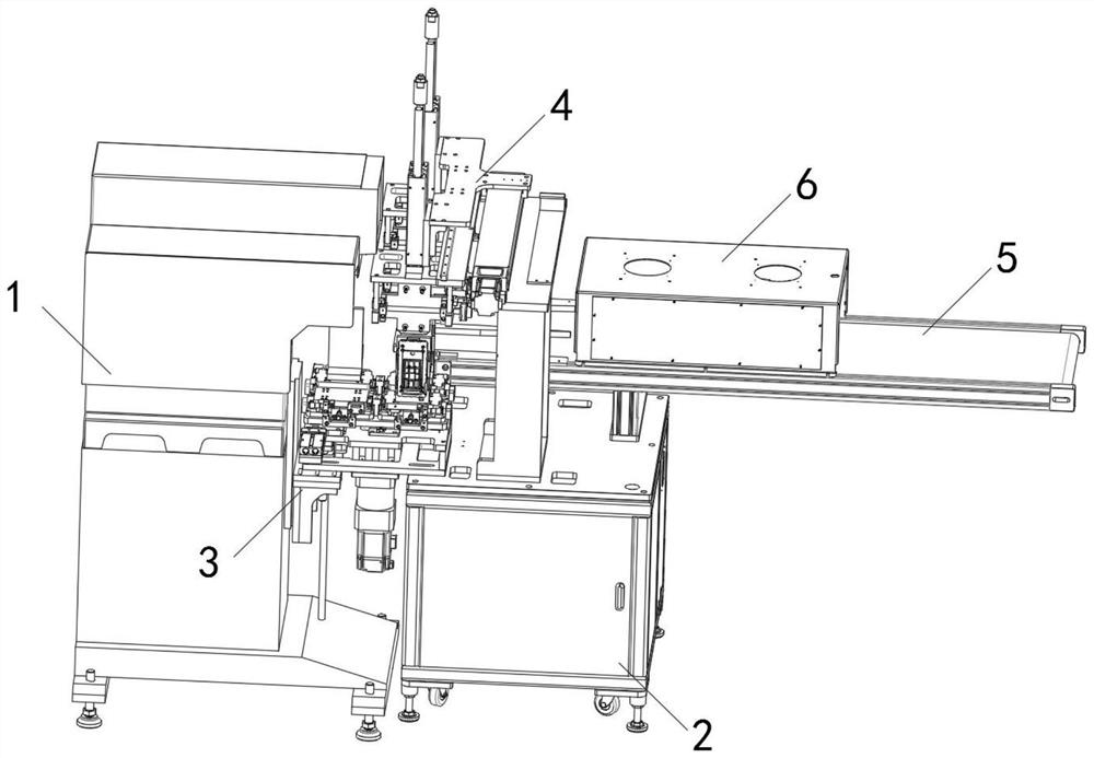 An accessory assembling and assembling device for electronic toy processing and its working method