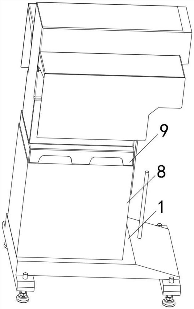 An accessory assembling and assembling device for electronic toy processing and its working method