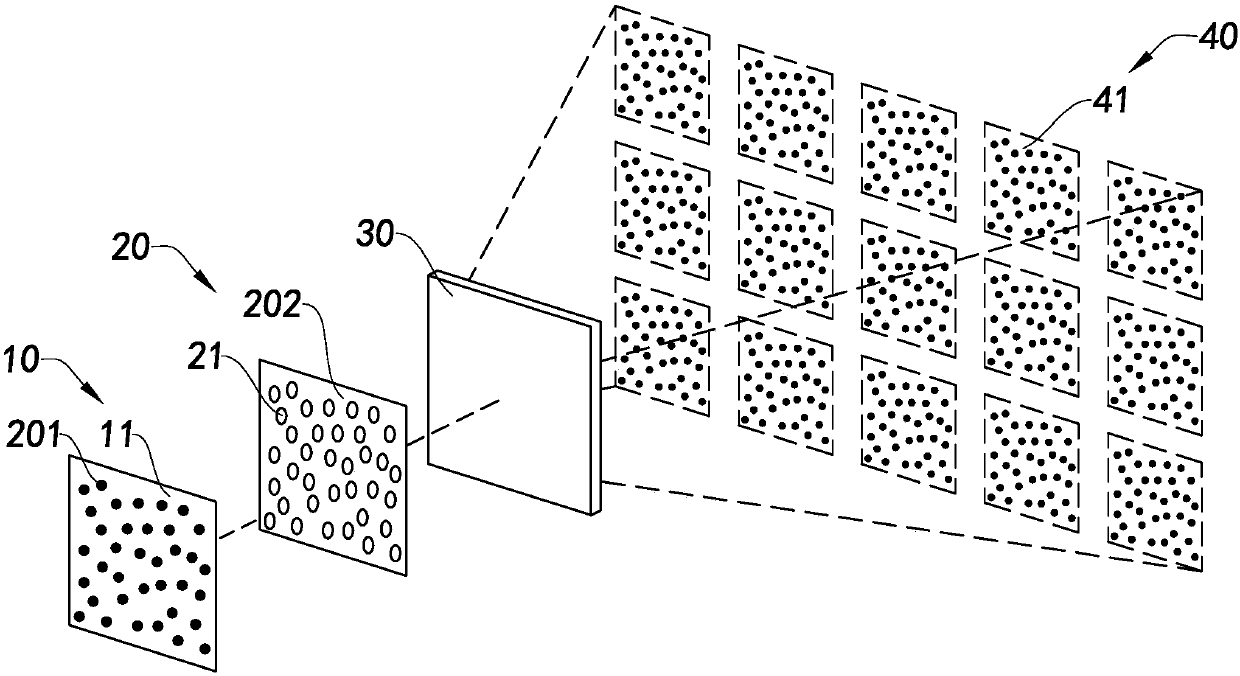 Adjusting method and projection method of adjustable speckle pattern