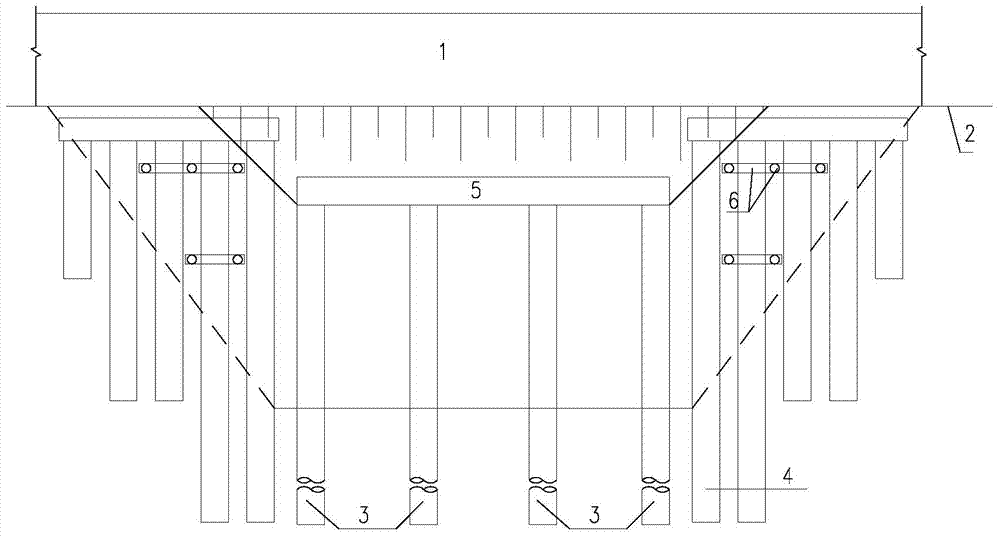 Large-diameter long pipe curtain construction method for shallowly-buried large-span under-tunnel-passing architectural structure