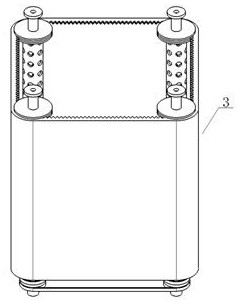 Combined power distribution cabinet with moisture-proof function