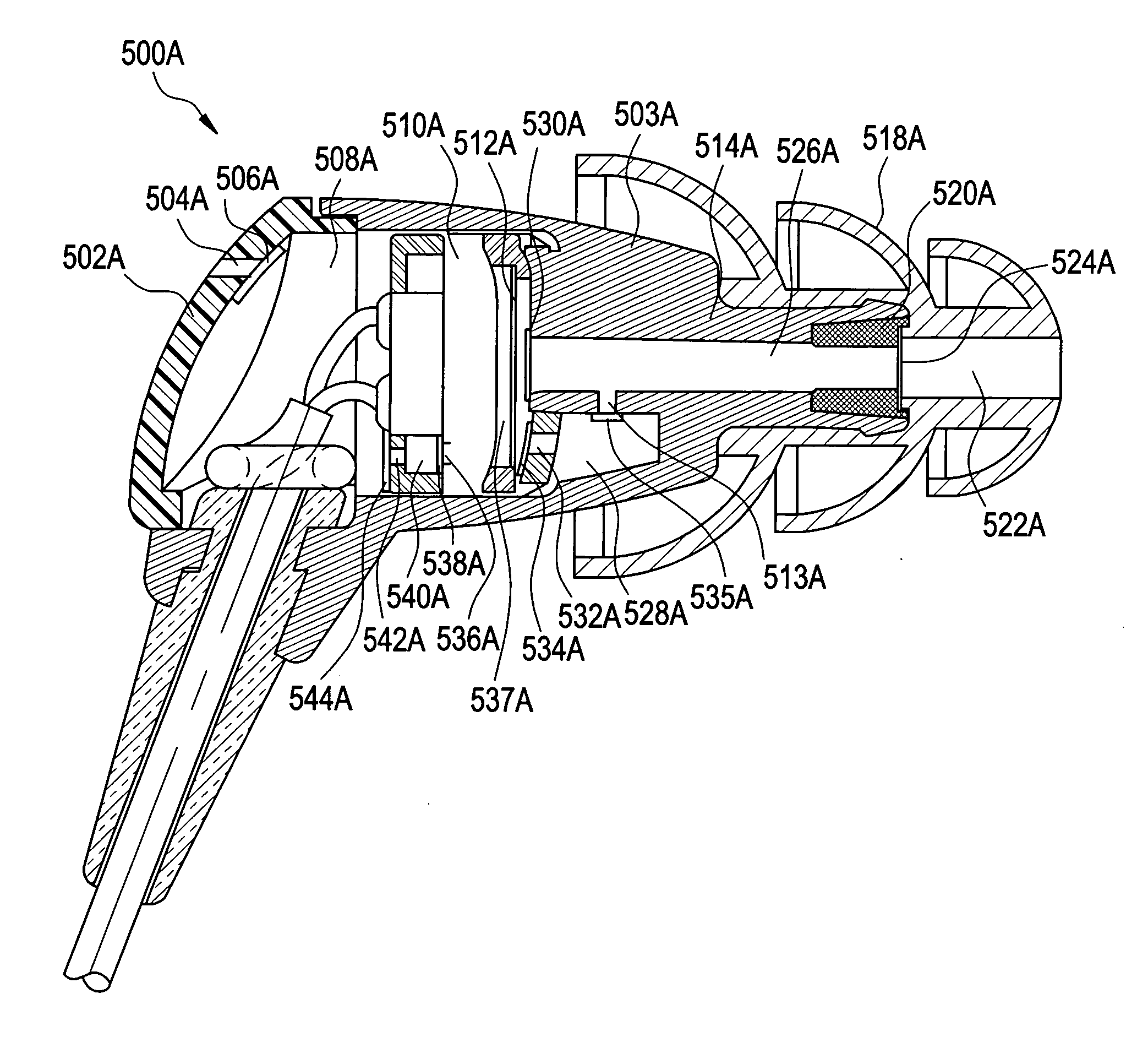 Insert earphone using a moving coil driver