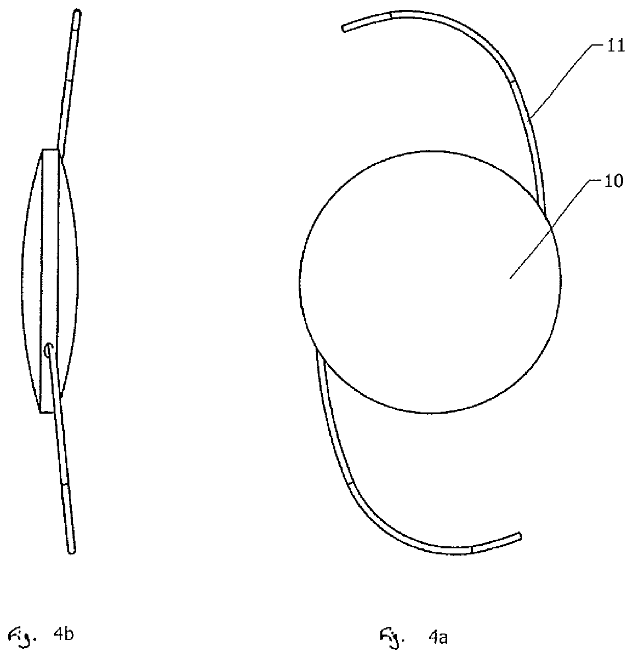 Self-centering phakic refractive lenses with parachute design
