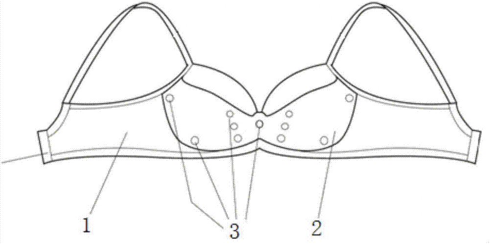 Processing method of bra with inner liner