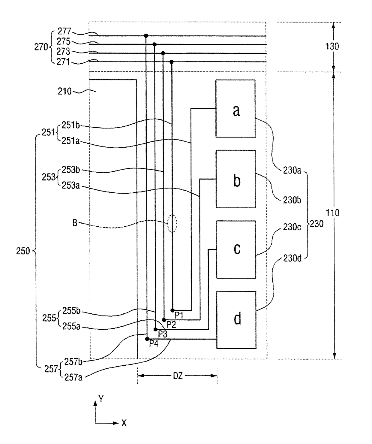 Touch sensing device