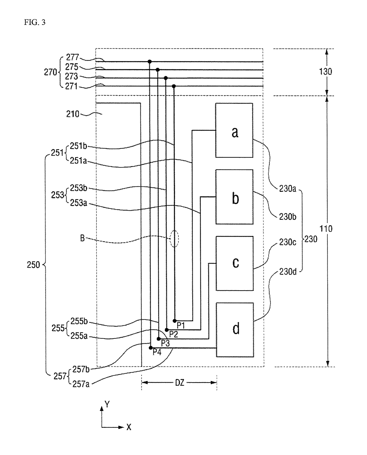 Touch sensing device