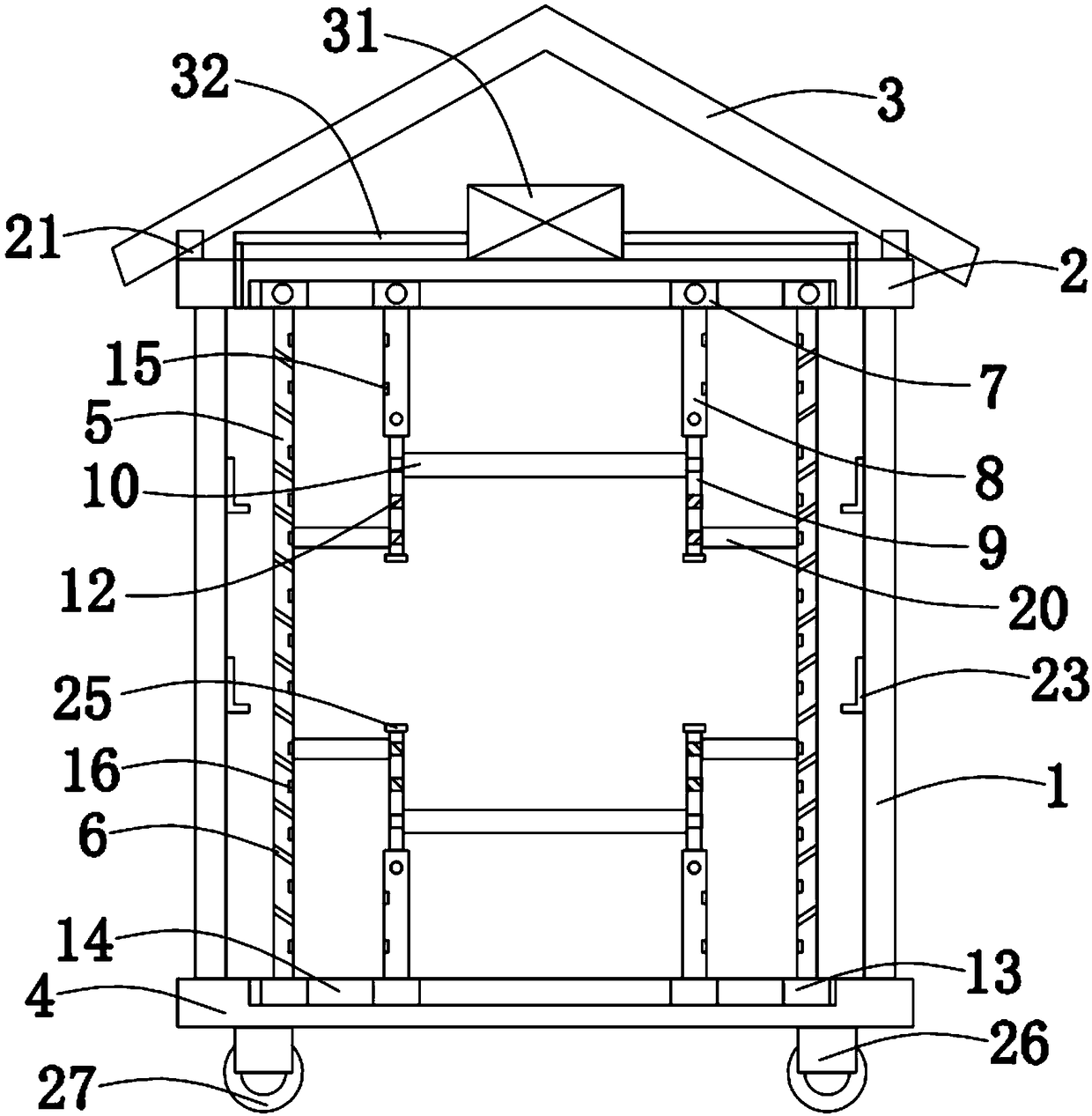 Adjustable distribution box